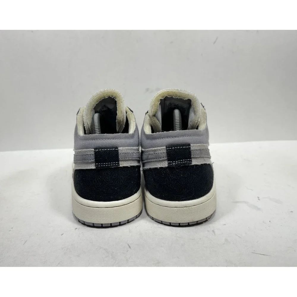 Air Jordan 1 SE Craft Low Inside Out Cement Grey Black Men's Size 9.5 dz4135-002
